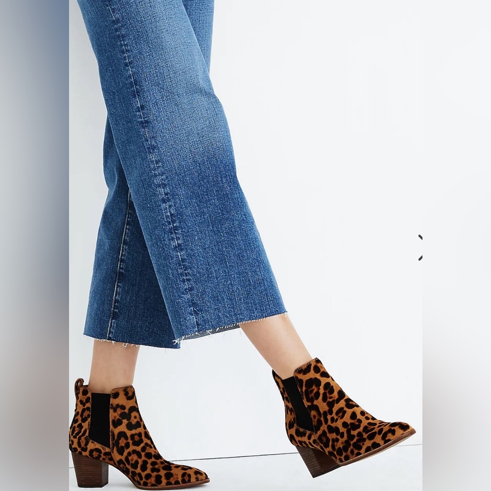 NWB Madewell $178 The Regan Boot in Leopard